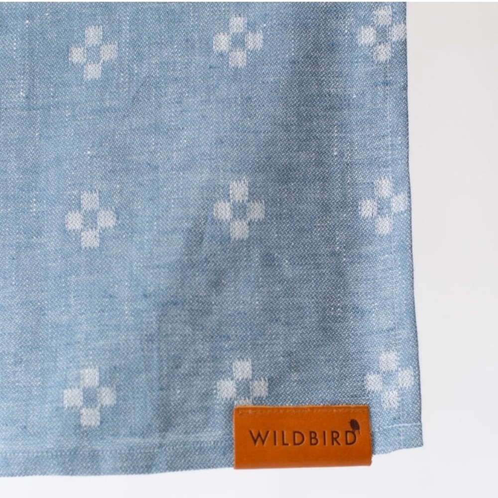 NWOT 💯 linen Suri WildBird Ring Sling w/ gold rings